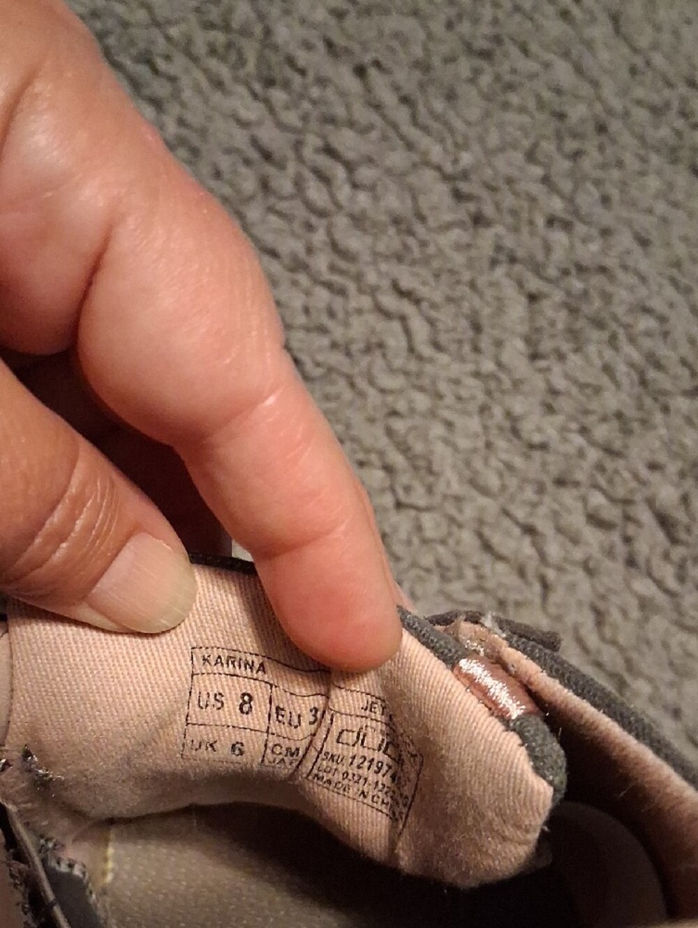 Hey Dude Women's Gray Slip-On Style Sneakers (Used) - Picture 5 of 6